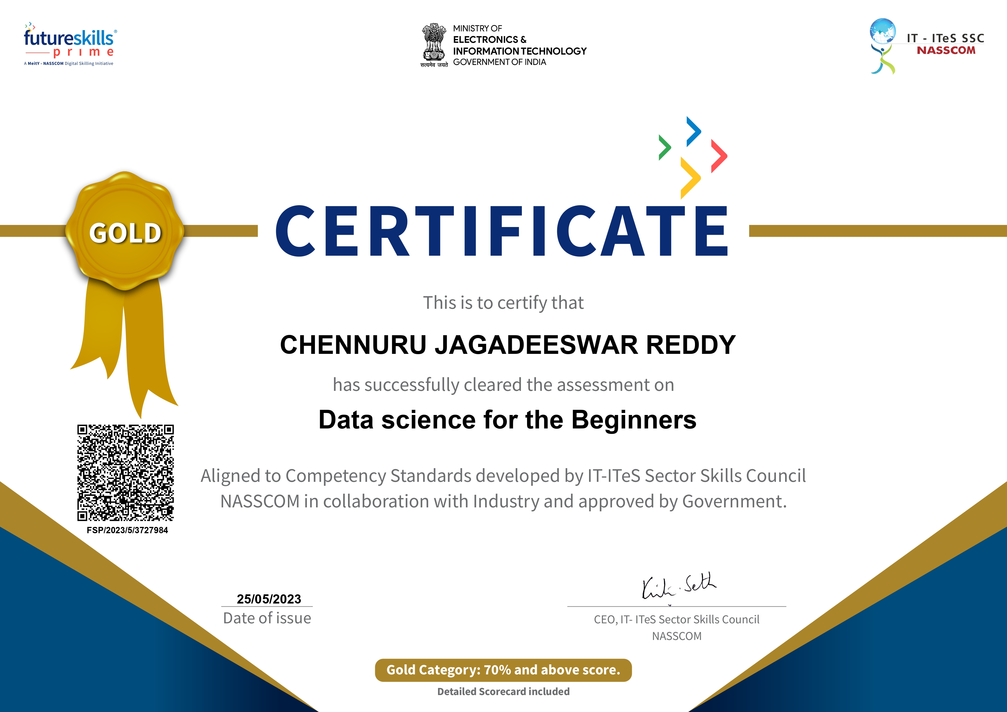 ADS course certify